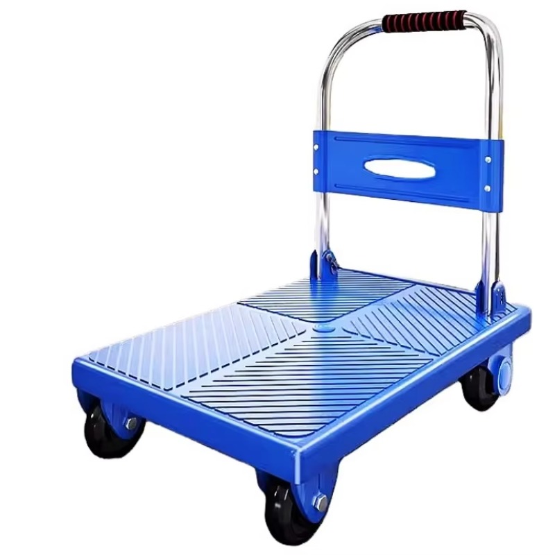 Outdoor Furniture Warehouse - 110*65 ロードキング 600kg フラットカート ポータブル四輪静音ショッピングトロリー スチール製
