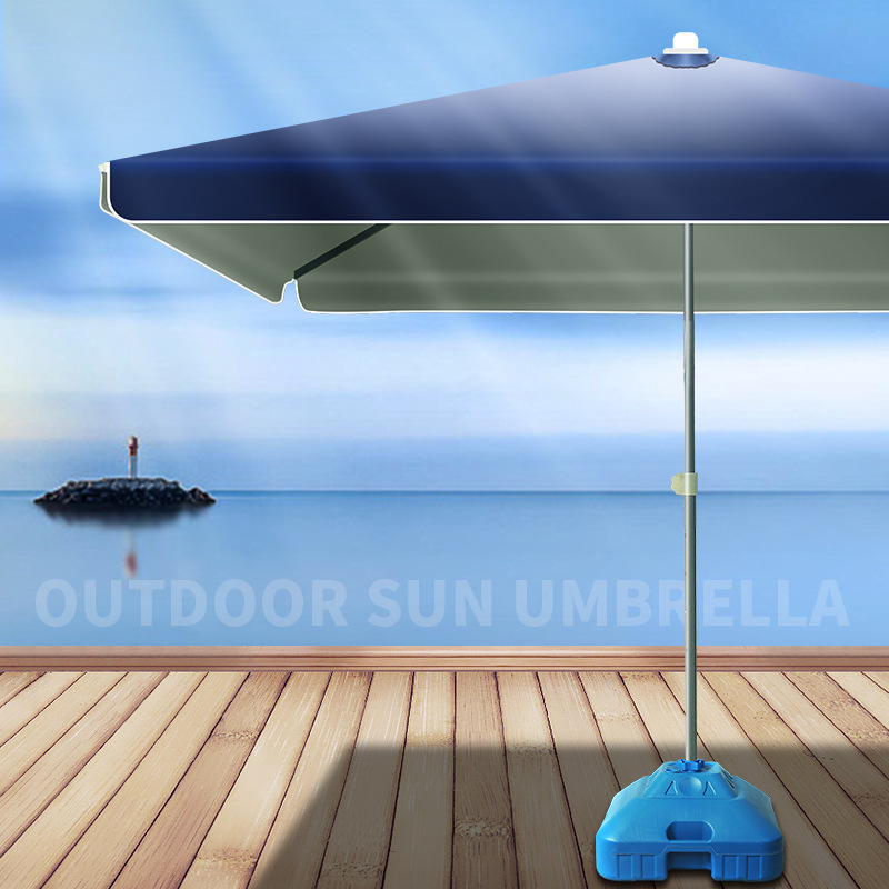 Outdoor Furniture Vendors - 商業センター用ポール型正方形傘、大型厚手折りたたみ式日よけ、屋外カスタム卸売、街頭販売業者向けパティオ家具