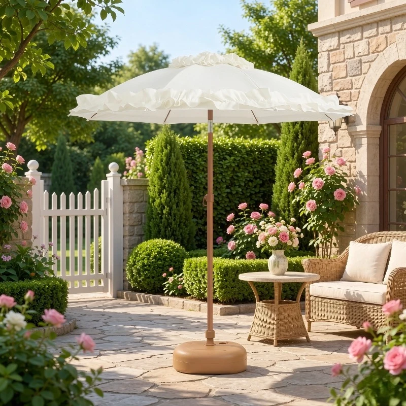 Outdoor Furniture Vendors - 商業用屋台日よけ傘、頑丈なストレートポール、UVカット、屋外マーケット、中庭、露店用キャノピー
