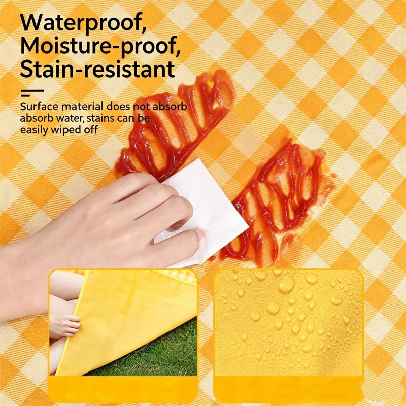 200x200cm特大ピクニックマット防水防砂ビーチブランケ - Outdoor Rug Waterproof のレビューと価格