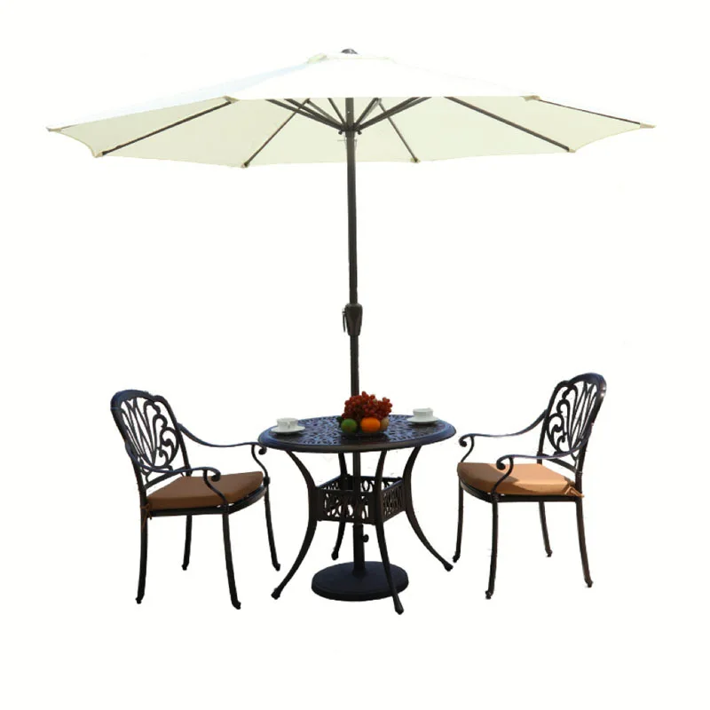 手動クランク式屋外パティオ傘 大型日よけパラソル ヴィラ、庭 - Outdoor Furniture Vendors のレビューと価格
