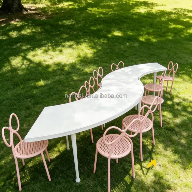 S型木製マジックテーブル 2 in 1 ホワイト スクエア/ - Outdoor Furniture Types のレビューと価格