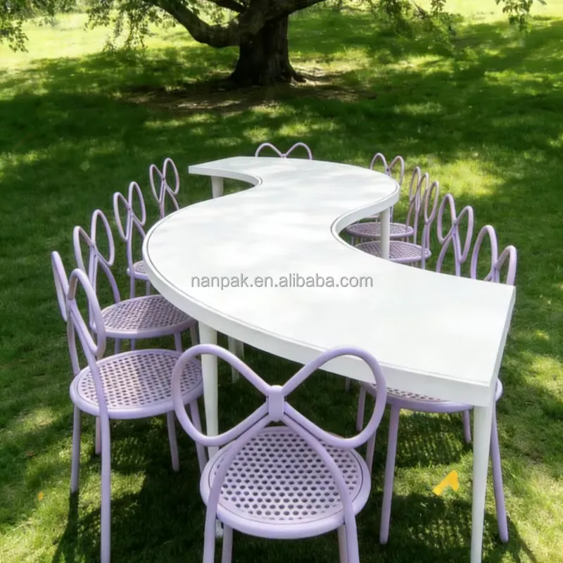 S型木製マジックテーブル 2 in 1 ホワイト スクエア/ - Outdoor Furniture Types のレビューと価格
