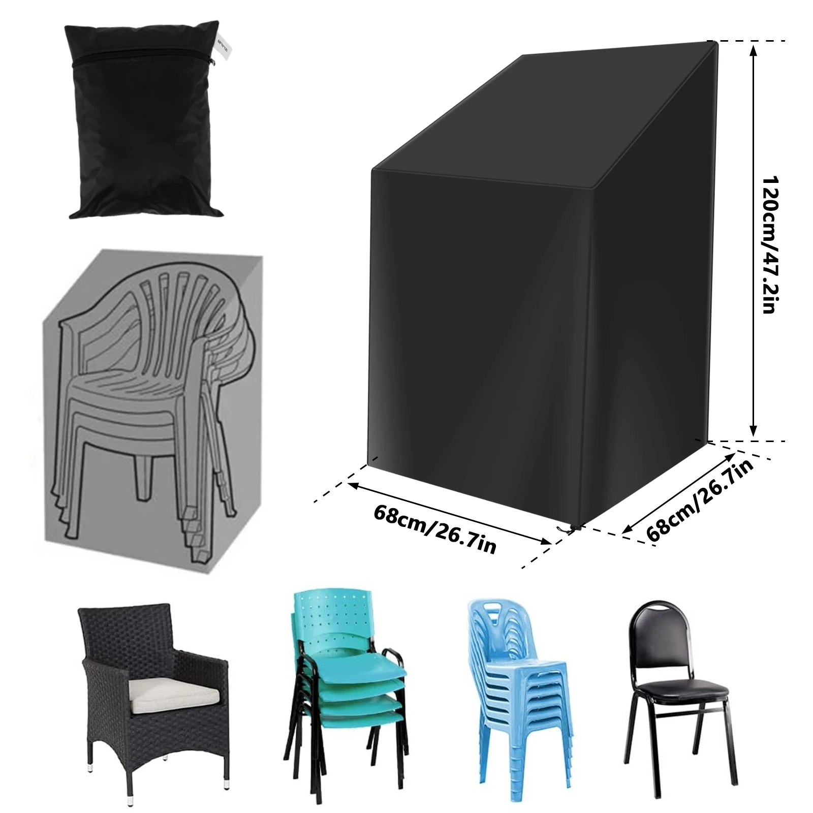 防水チェアカバー,防塵,収納袋付き,シートカバー,屋外,パテ - Outdoor Furniture Weatherproof のレビューと価格