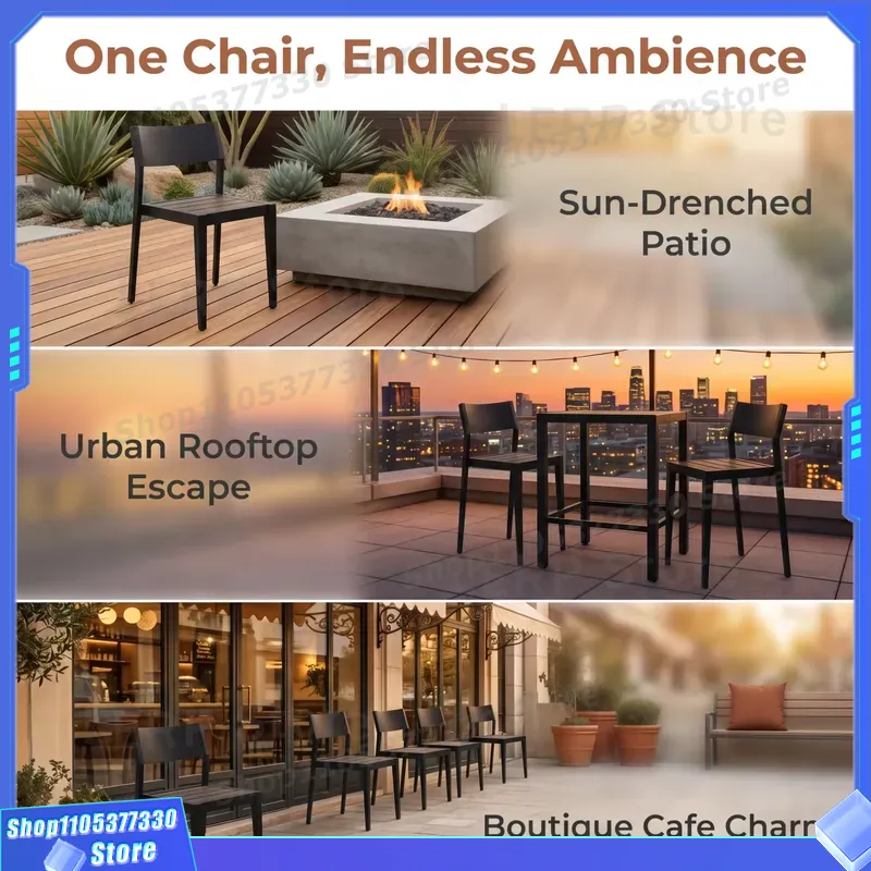 業務用航空アルミニウム製屋外用椅子、パティオ家具セット、カフ - Outdoor Furniture Warehouse のレビューと価格