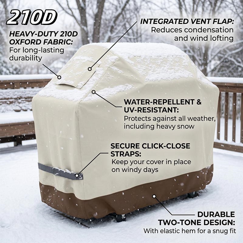 210D BBQ ベージュバーベキューグリル屋外ガスバーベキ - Outdoor Furniture Weatherproof のレビューと価格