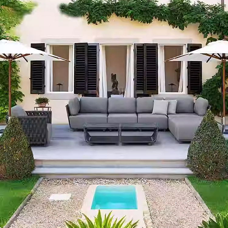 #   高級ラタンアルミ製屋外ガーデン家具モジュール式ソファ - Outdoor Furniture Hotel のレビューと価格