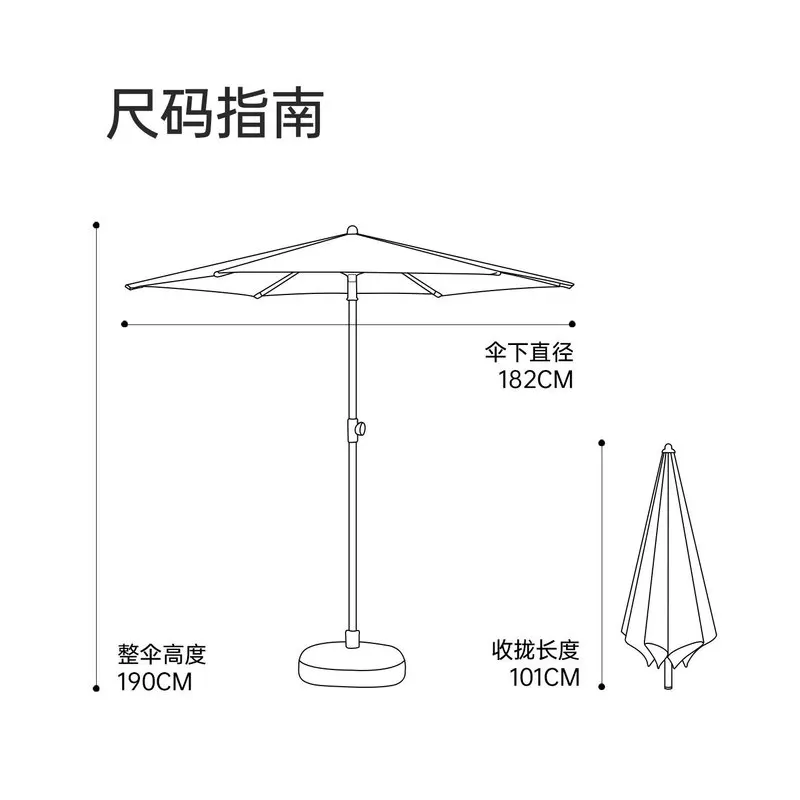 ネイビーストライプの屋外パティオ傘、大型日よけ傘、庭、パティ - Outdoor Furniture Vendors のレビューと価格
