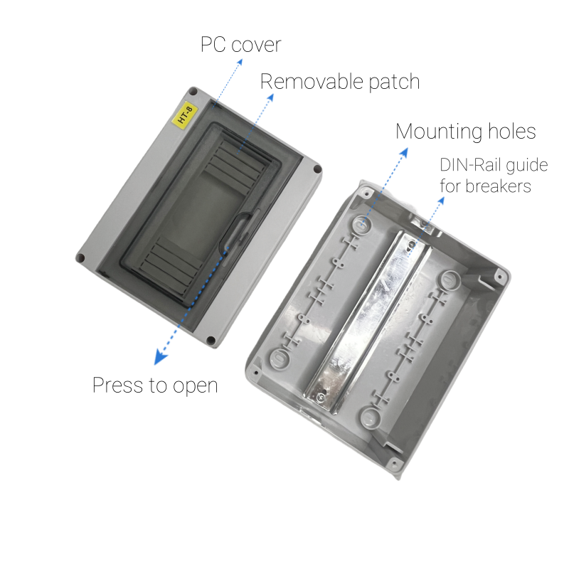 IP65 配電ボックス DC ブレーカー用 HT-2-24W - Outdoor Furniture Outlet のレビューと価格