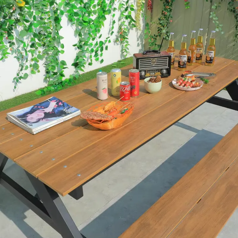 モダンなアルミ製屋外家具、快適なデザインのダイニングベンチ＆ - Outdoor Furniture Warehouse のレビューと価格