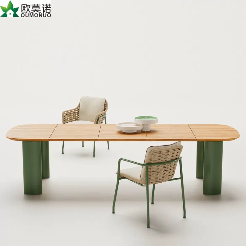 北欧ラタン屋外ダイニングテーブルチェアセットホームステイヴィ - Outdoor Furniture Hotel のレビューと価格
