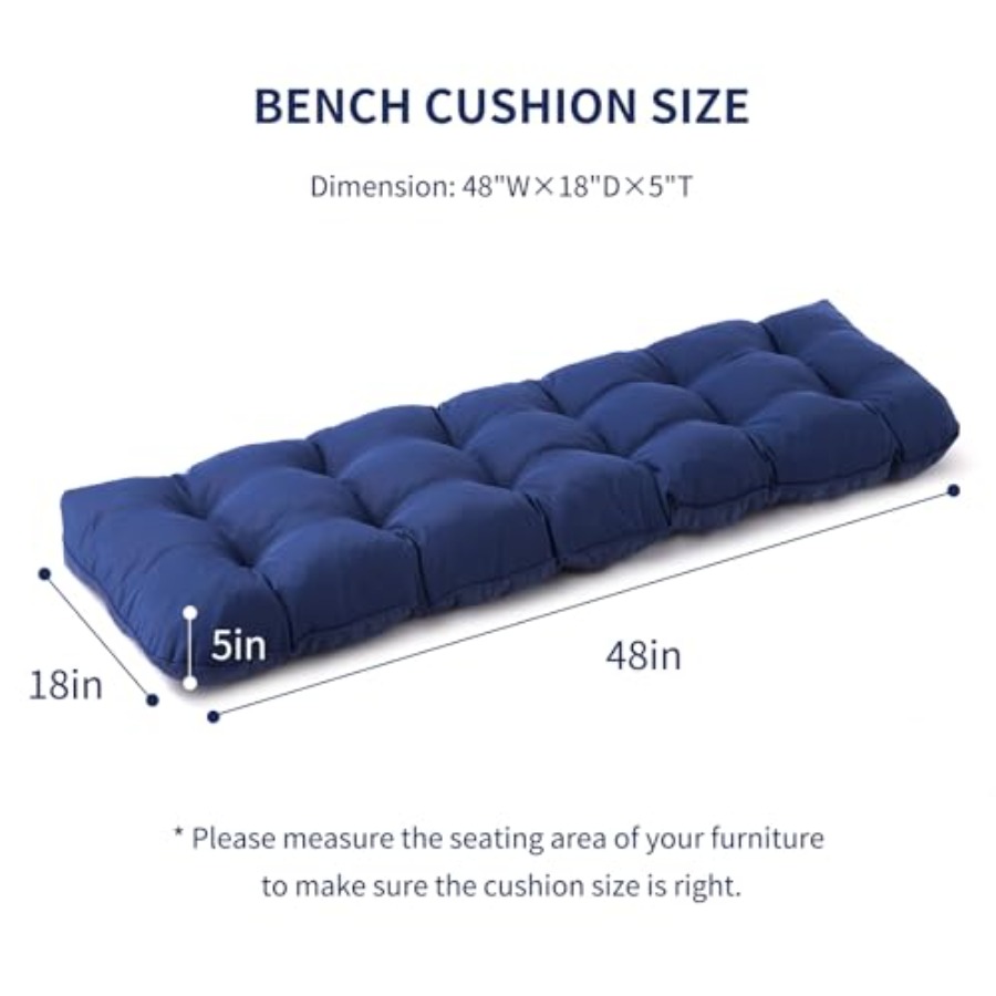 屋外ベンチクッション、屋外/屋内家具用防水ベンチクッション、 - Outdoor Furniture Without Cushions のレビューと価格