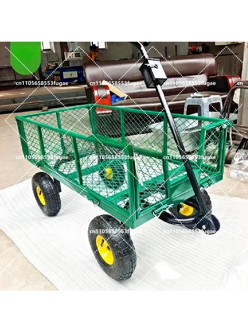 頑丈な多目的カート。4輪トレーラー式ワゴン。倉庫、貨物輸送、 - Outdoor Furniture Warehouse のレビューと価格