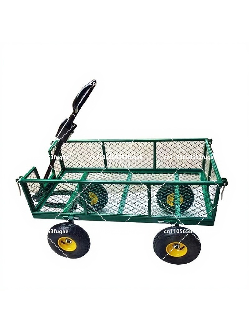 頑丈な多目的カート。4輪トレーラー式ワゴン。倉庫、貨物輸送、 - Outdoor Furniture Warehouse のレビューと価格