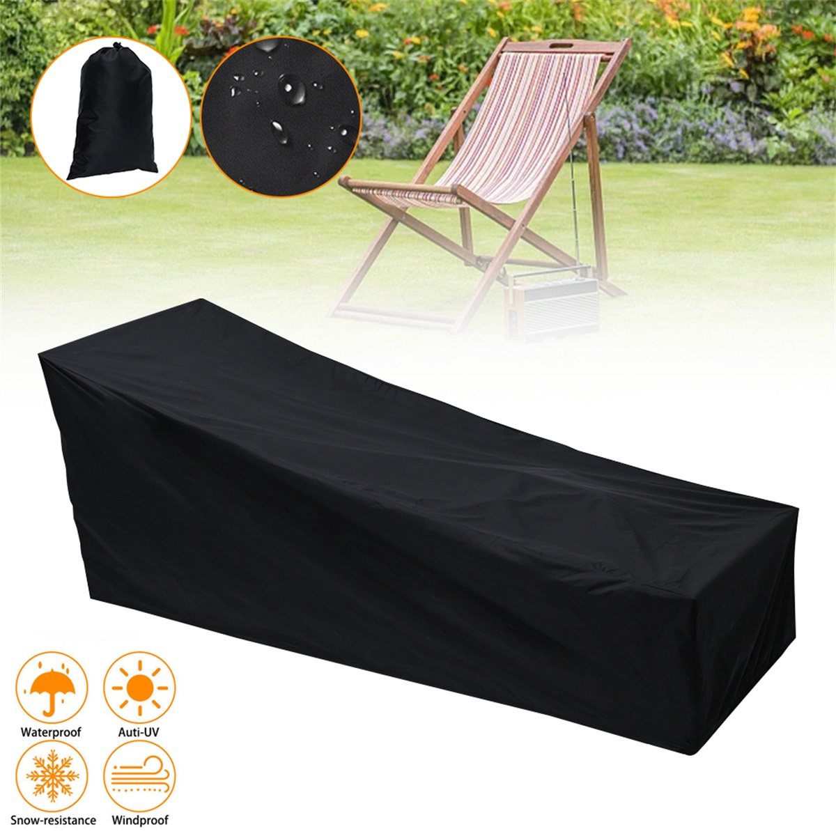 屋外ガーデンサンベッドカバーサンラウンジャーカバーパティオ屋 - Outdoor Furniture Weatherproof のレビューと価格