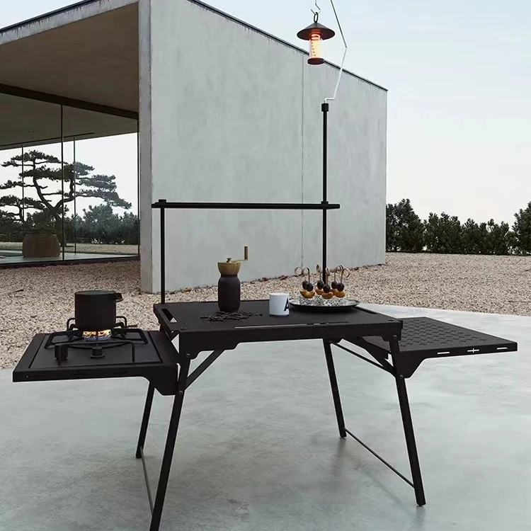 NewSM-IGTN アルミ製ポータブルキャンプキッチンテー - Outdoor Furniture Warehouse のレビューと価格