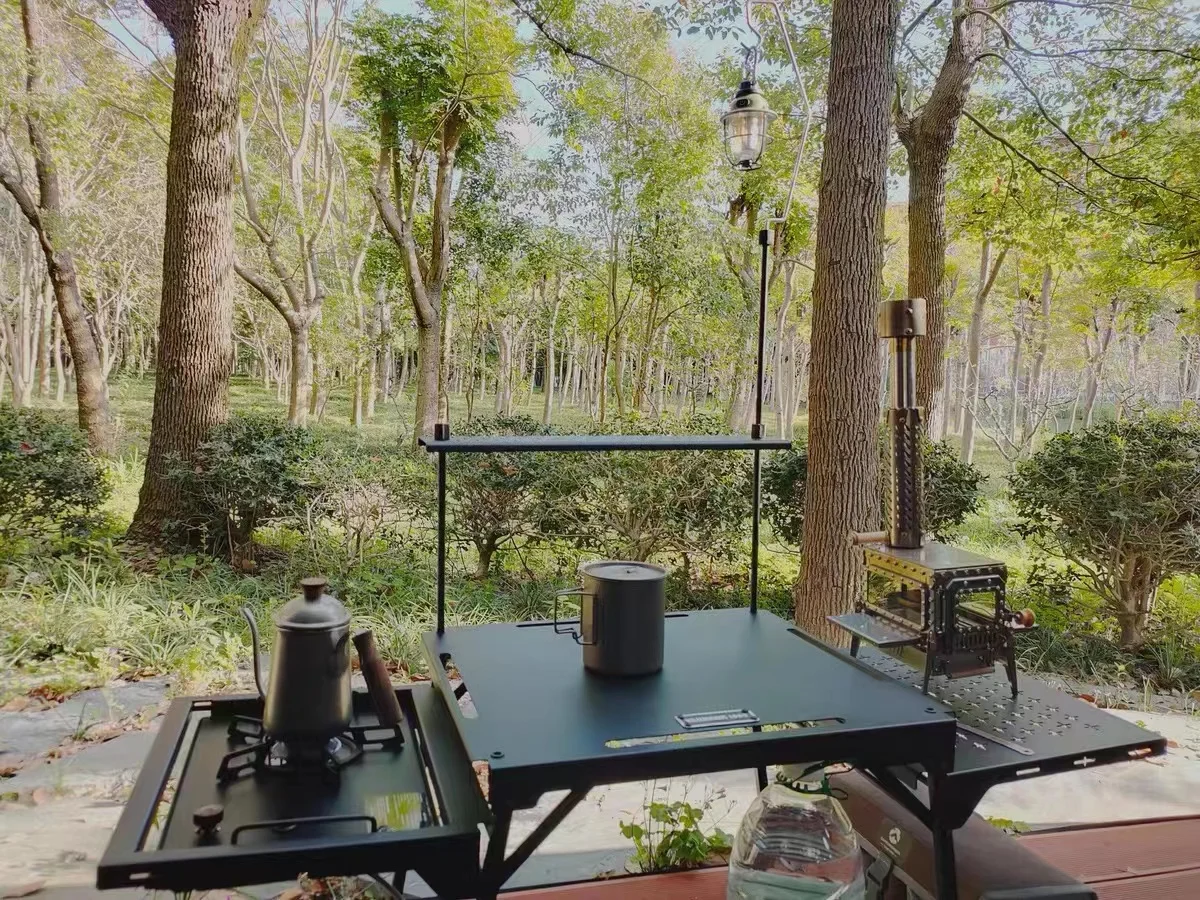 NewSM-IGTN アルミ製ポータブルキャンプキッチンテー - Outdoor Furniture Warehouse のレビューと価格
