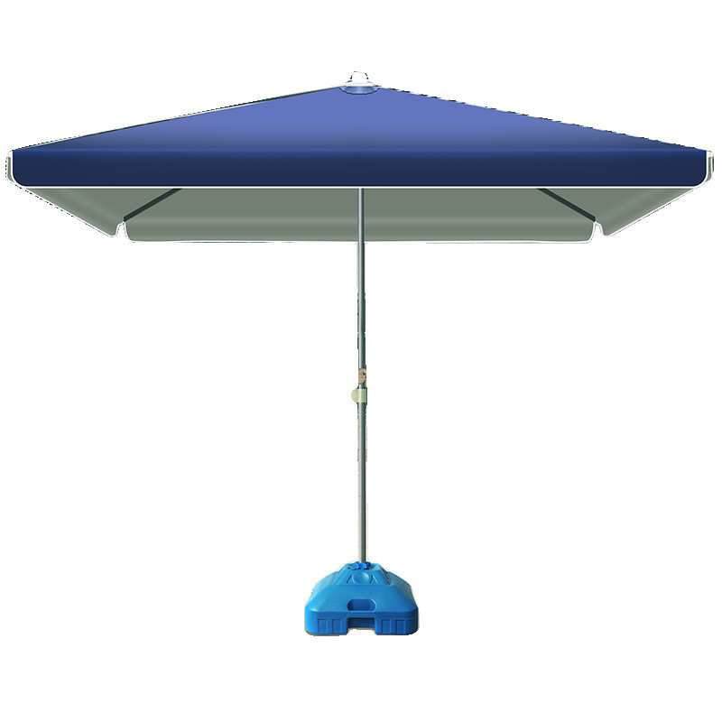 商業センター用ポール型正方形傘、大型厚手折りたたみ式日よけ、 - Outdoor Furniture Vendors のレビューと価格