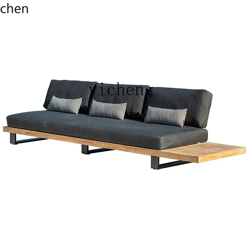 HYS屋外チークソファ中庭防水・日焼け止め付きオープンエアヴ - Outdoor Furniture Hotel のレビューと価格
